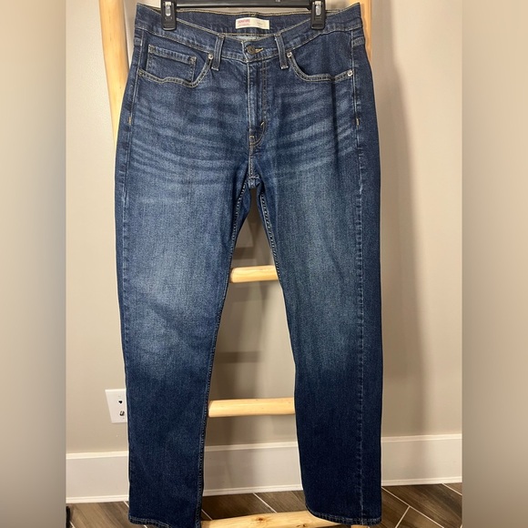 Levi’s signature Strauss Men's Blue Jeans 32/32 straight leg dark wash - Picture 1 of 6